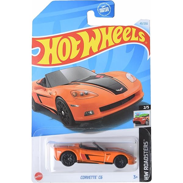 Amazon.com: Mattel Hot Wheels Corvette C6, HW Roadsters 2/5